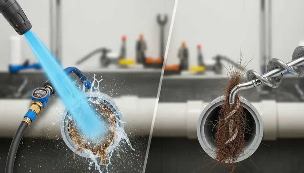 Hydro Jetting vs Snaking in NYC